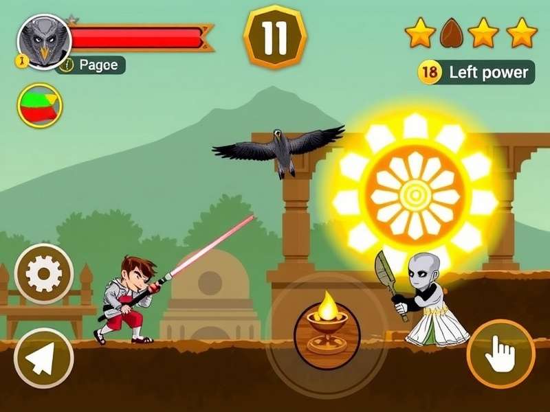 Vulture's Treasure Hunt Battle Scene